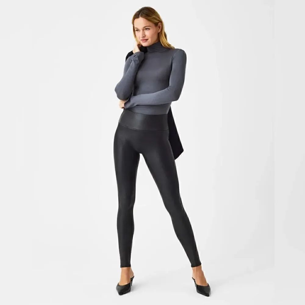 Spanx Faux Leather Leggings